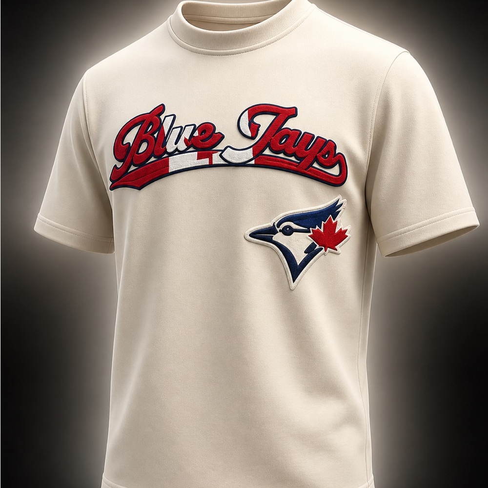 Toronto Blue Jays Cream Logo Tee